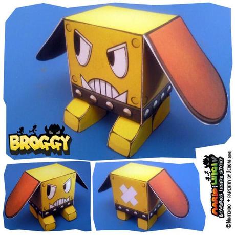 Broggy papertoy de Jerom