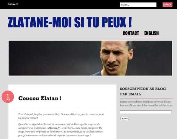 Il achète Zlatan.fr et demande une rançon à la star du PSG