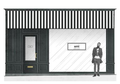 AMI 109 Boulevard Beaumarchais copie AMI ouvre sa première boutique