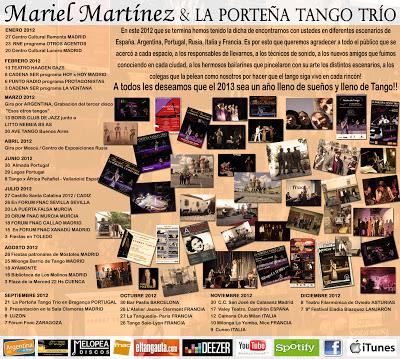 Les vœux récapitulatifs de Mariel Martínez et son groupe, la Porteña Trío Tango [à l'affiche]