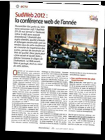 SudWeb 2012 : la conférence web de l'année