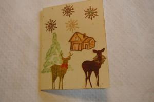 Carte de voeux, les parents de Bambi