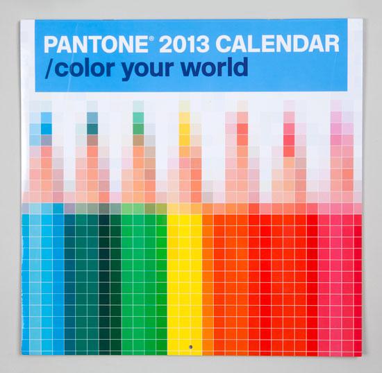 Pantone©, pixels, calendriers et Pentagram
