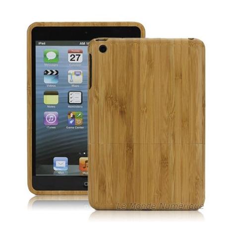 Une coque en bambou véritable pour l’iPad Mini