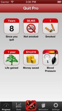 Résolution 2013: Arrêter de fumer via son iPhone...