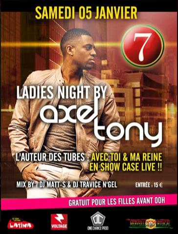 Axel Tony en showcase au club Le Sete (95)