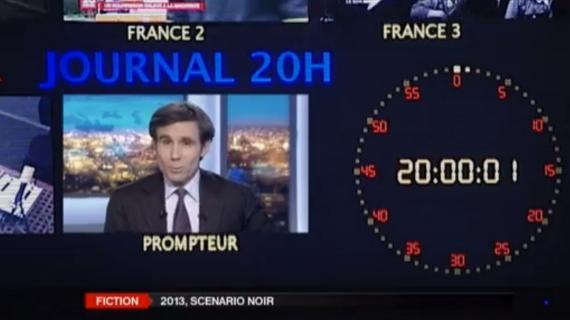 JT fiction de France 2 : les pieds dans le plat
