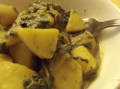 Aloo palak pommes terre épinards