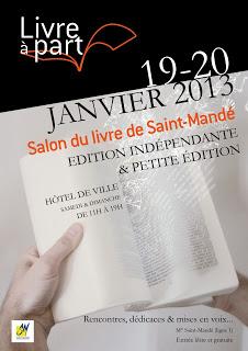 Le premier rendez-vous de l'année : Livre à Part à Saint-Mandé [ici]