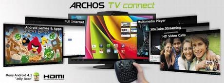 Archos innove avec l’Archos TV connect, où comment profiter d’Android sur sa TV