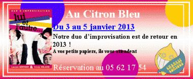En Janvier au Citron Bleu !