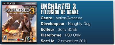 [TEST] Uncharted 3 : L’illusion de Drake