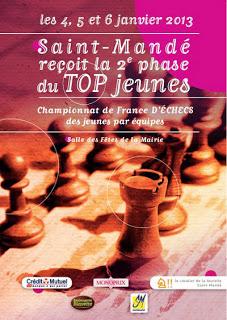 L'affiche du Top Jeunes à Saint-Mandé © Maurice Chesneau