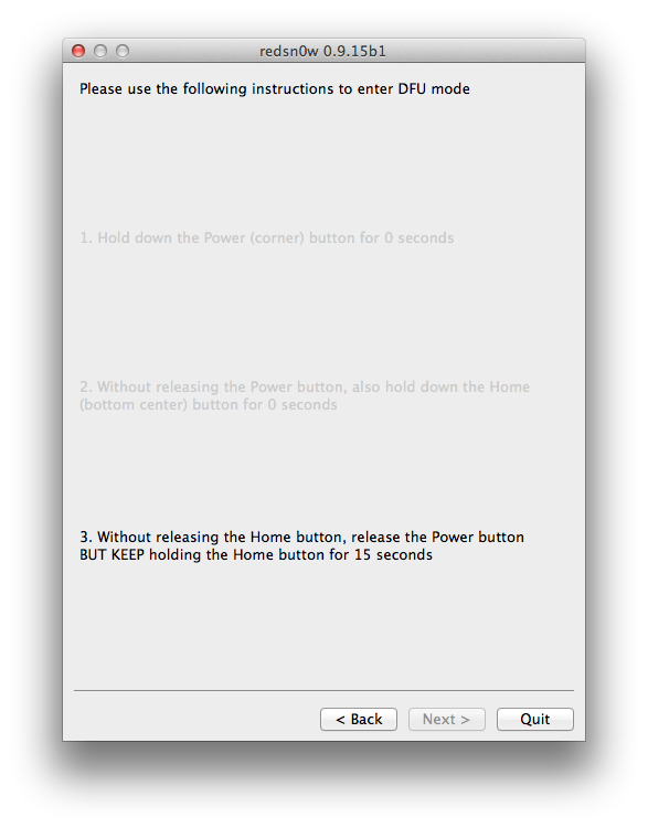 Jailbreak Tethered iOS 6.0.1 pour iPhone 4 et 3GS avec Redsn0ws (Mac)...
