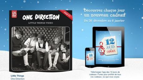 12 Jours de cadeaux pour votre iPhone ou iPad: Jour 11, One Direction...