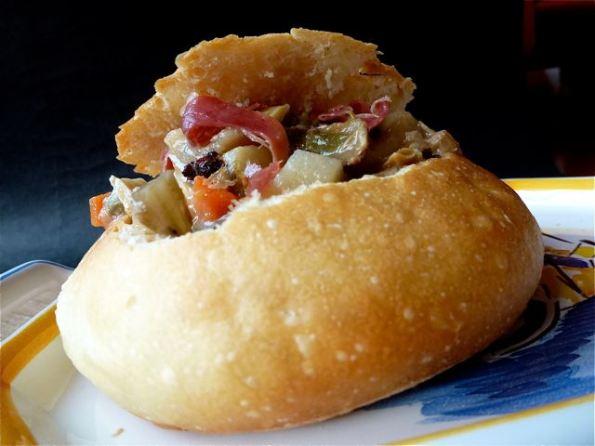 Clams chowder dans son chaudron de pain - 4