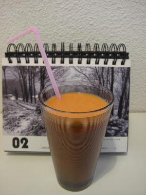 Dessert : Smoothie Carottes, Orange, Banane