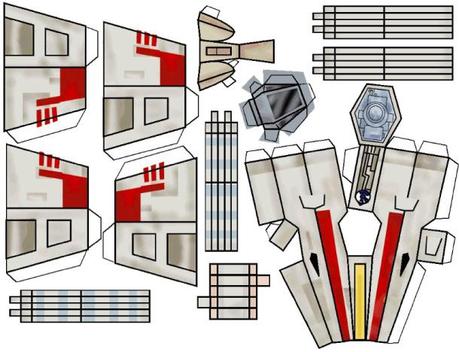 Star Wars X-Wing papertoy