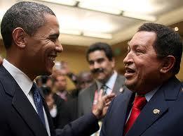 Obama et Chavez