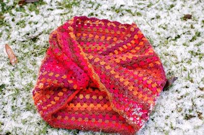 Col et mitaines au crochet