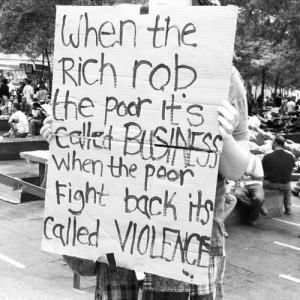 Reprise à contretemps, les riches, la gerbe quand les riches volent les pauvres