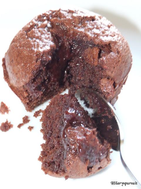 Coeur fondant au chocolat / Chocolate volcano cake