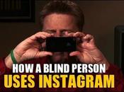 star aveugle d'Instagram