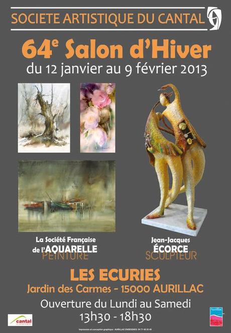 La Sfa expose à Aurillac avec la Société artistique du Cantal