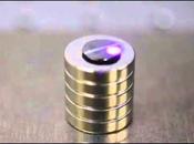 Lévitation pilotée grâce laser