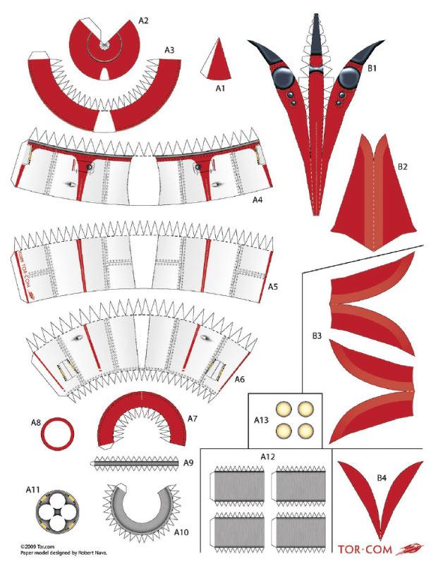 Fusée en papercraft de Robert Nava