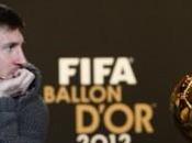 Lionel Messi, remporte ballon d’or 2012