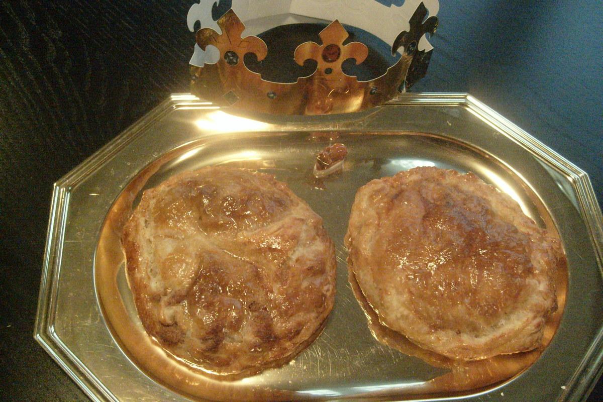 Petites galettes des rois à la créme de marrons chocolat et amaretto