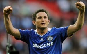 Frank Lampard, milieu de terrain de Chelsea