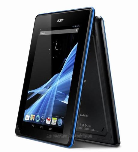 CES 2013 : Acer présente une tablette 7 pouces à moins de 120 €, l’Iconia B1-A71