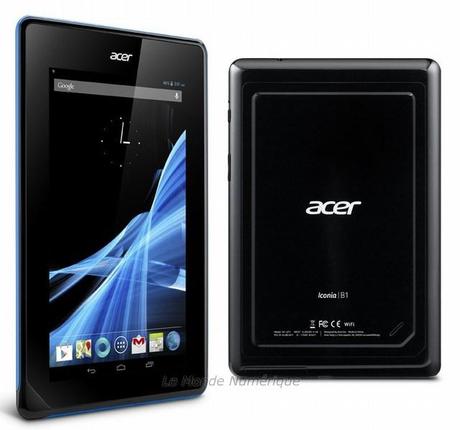 CES 2013 : Acer présente une tablette 7 pouces à moins de 120 €, l’Iconia B1-A71