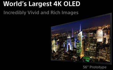 CES 2013 : Sony dévoile LA sensation du salon : un prototype TV OLED 4K de 56 pouces