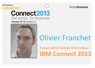 #IBMConnect  Olivier Franchet envoyé spécial de Synergie Informatique