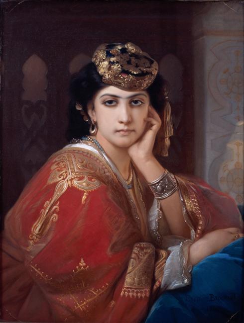 Portrait d'Aïcha, Constant Joseph Brochart