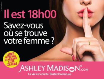 AshleyMadison.com s'affiche dans le métro parisien