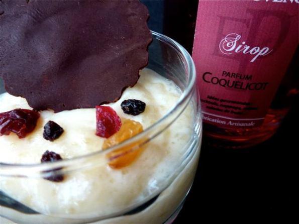 Crème de tapioca au sirop de coquelicot et son chocolat mentholée - 4