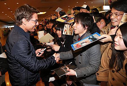 Tom Cruise au Japon pour le film Jack Reacher