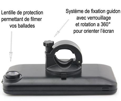Un Support vélo étanche pour l’iPhone 5