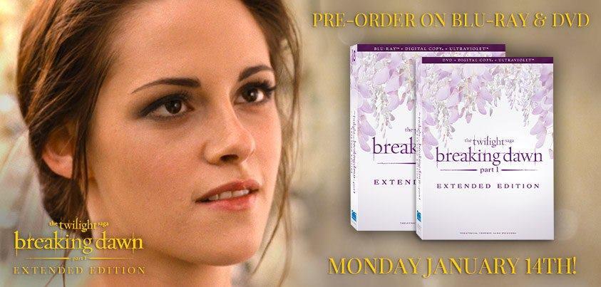 Photo : The Extended Edition of Breaking Dawn Pt. 1 is coming!
