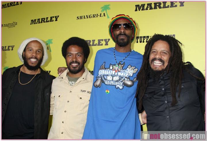 Snoop Lion et la famille Marley