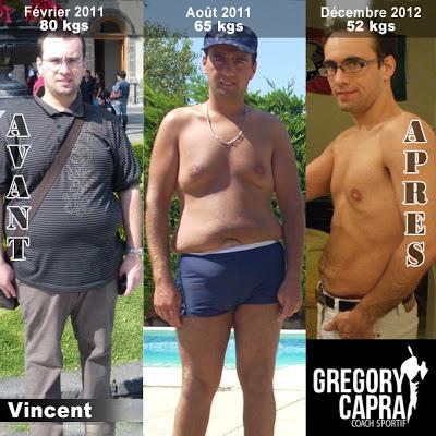 Vincent perd 28 kg en moins de deux ans