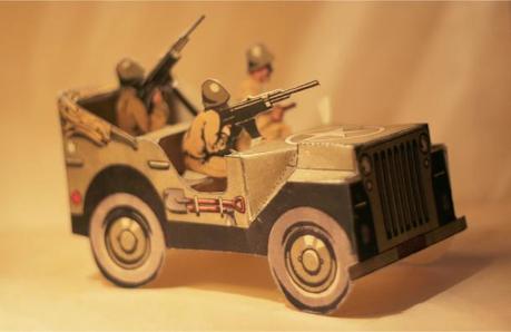 Papercraft Jeep Willys (Nov. 1944)