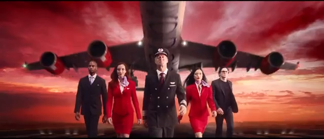 Les super héros de Virgin Atlantic