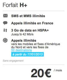 Joe Mobile propose le H+ à 20 €/mois...