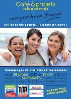 L'entrepreneuriat féminin prend la parole au Café à projets du 28 janvier prochain !