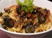 LINGUINES ALLA PUTTANESCA (Italie)